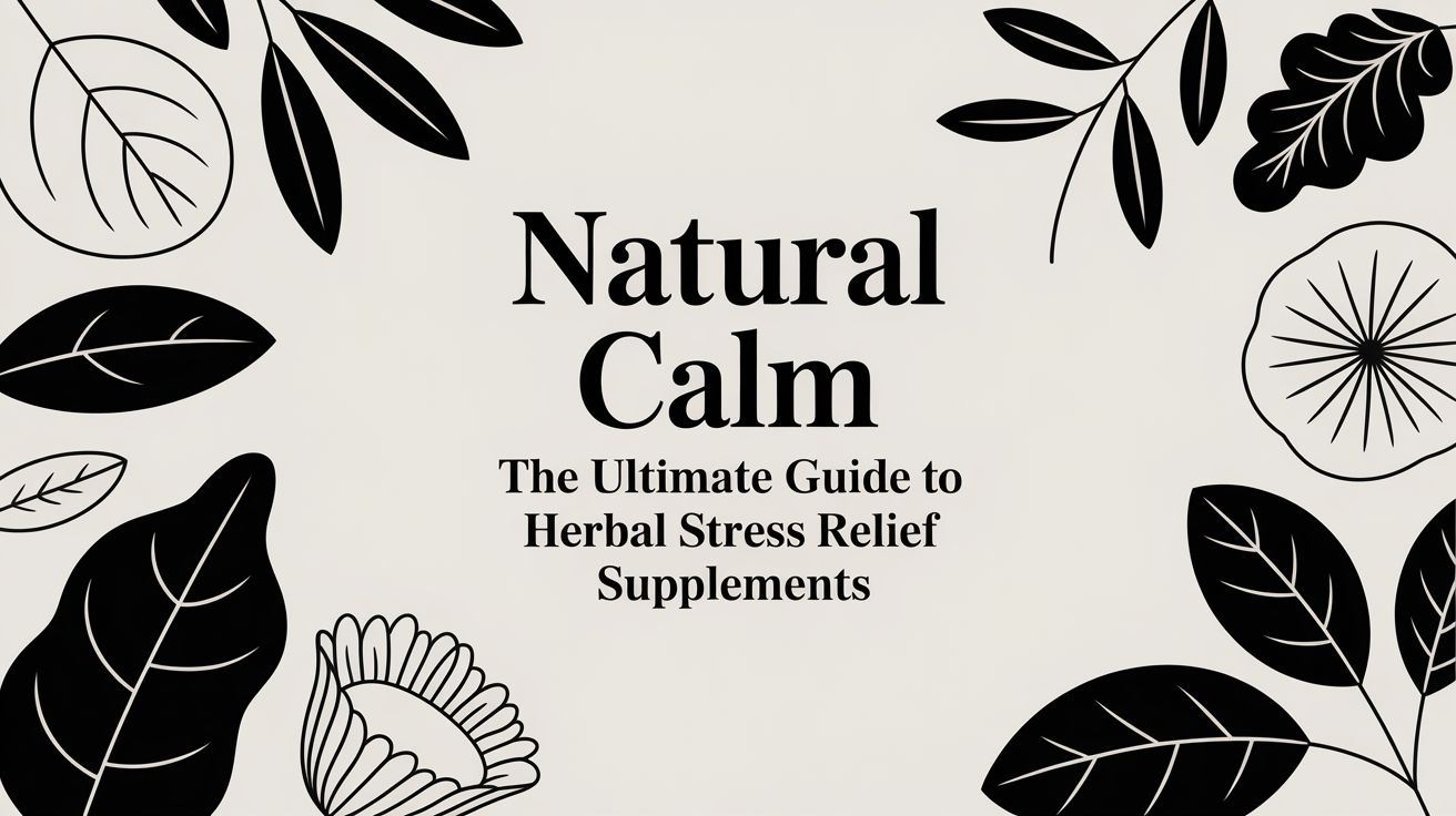 Natural Calm The Ultimate Guide to Herbal Stress Relief Supplements